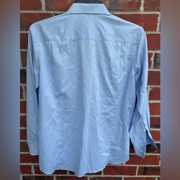 Jimmy Au Beverly Hills Men’s Light Blue Long Sleeve Button Down L Dress Shirt - Picture 2 of 5